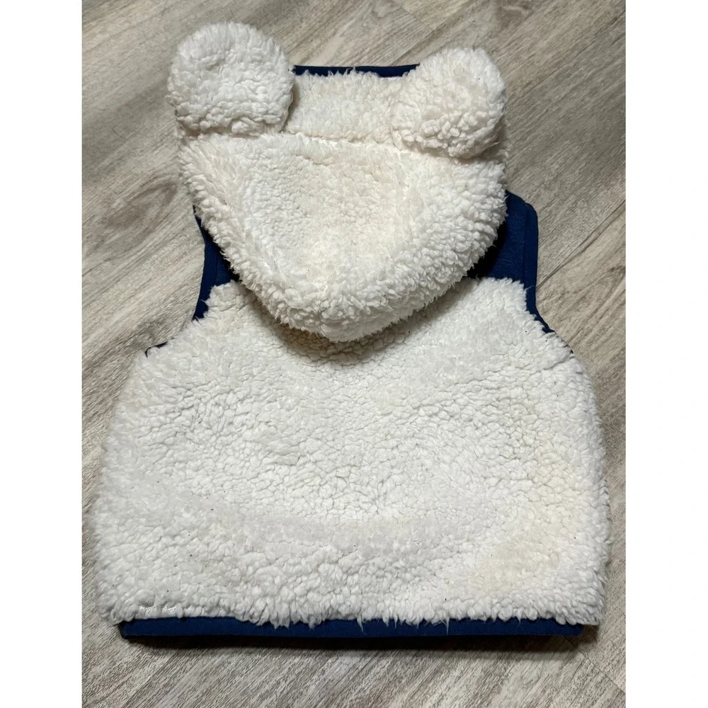 Disney Junior Mickey Mouse Toddler Size 18‎ month Zip Front Hooded Fleece Vest